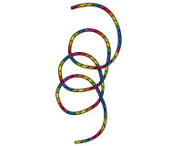 TubeTail Rainbow Spiral 24 meter