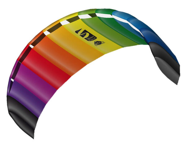 HQ Symphony Beach III 2-Lines Kite | Rainbow & Aqua – Bild 5
