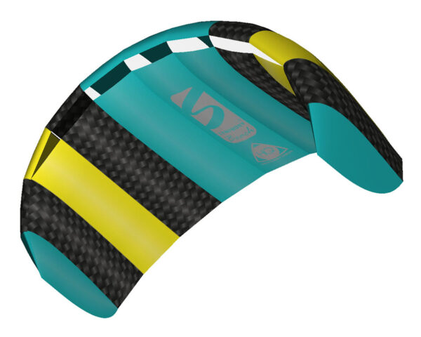 HQ Symphony Beach III 2-Lines Kite | Rainbow & Aqua – Bild 6
