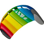 HQ Symphony Beach III 2-Lines Kite | Rainbow & Aqua - Afbeelding 9