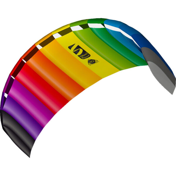 HQ Symphony Beach III 2-Lines Kite | Rainbow & Aqua – Bild 12