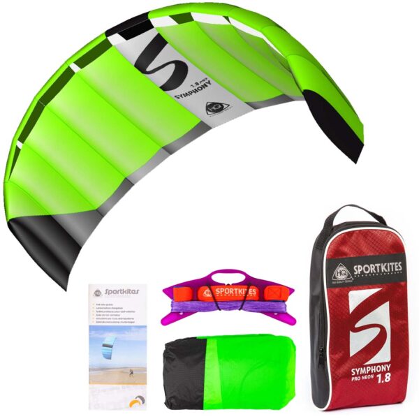 HQ Symphony PRO 2-Lines Speed- & PowerKite | Rainbow & Neon - Afbeelding 5
