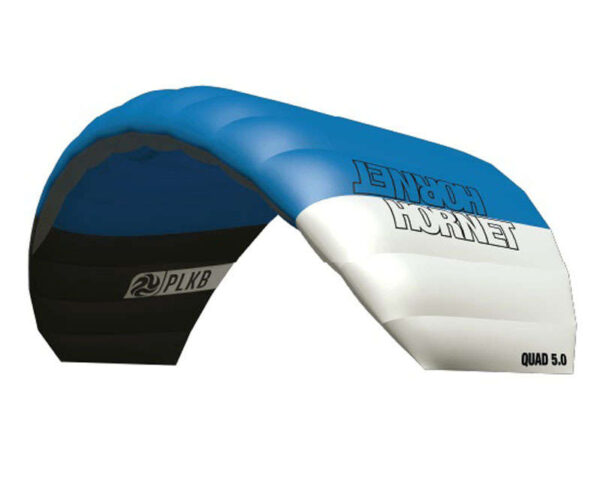 PLKB Hornet 5.0 Vierleiner-Lenkmatte 2,0 m2, Allround-Powerkite mit Griffen oder Bar für Strand und Park