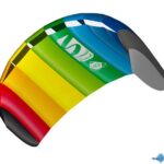 HQ Symphony Beach III 2-Lines Kite | Rainbow & Aqua