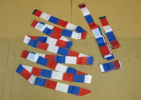 Drachenschwanz RotWeißBlau 5 Meter – Bild 2